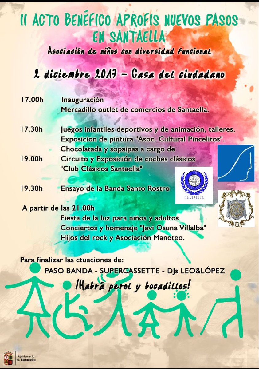 PasoBanda's tweet photo. El sábado volvemos a #santaella en un día de celebración, ¿te apuntas? Diversión y #rock. @SantaellaDigtal https://t.co/QjGnQhjzej