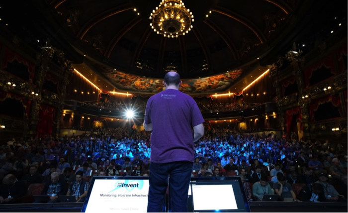 datadoghq's tweet photo. Headed to #reInvent? Check out our session with @Fandango on #Monitoring as code: Getting to Monitoring-Driven Development. Reserve a seat for 11/29 at 1:45pm https://t.co/UNgr4HWKfM https://t.co/300qiPapX7
