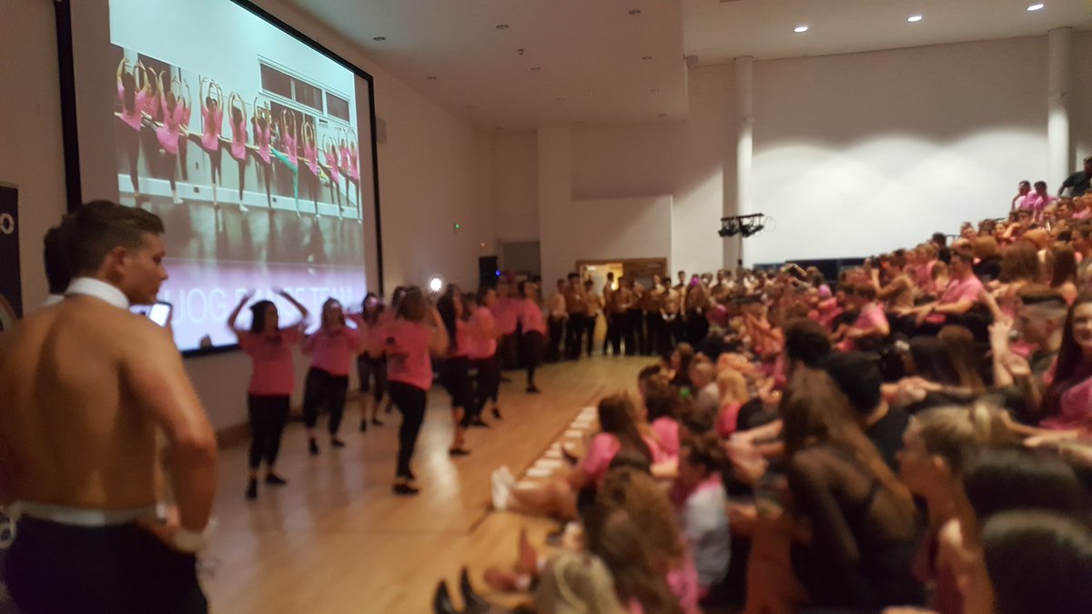 toneradio's tweet photo. The @UoGDanceTeam bringing the moves to @UGRFC #TashBash https://t.co/P627SnxRTZ