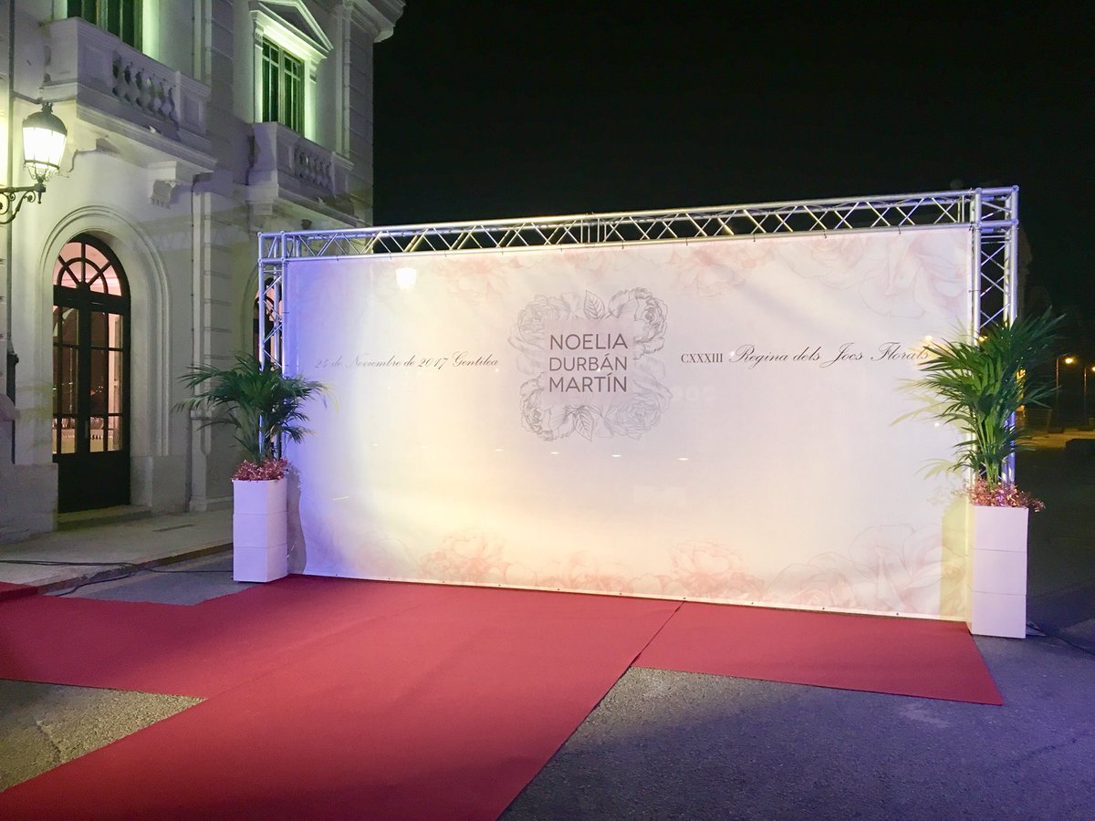 OliviaCestevez's tweet photo. Así fue como decoramos y adaptamos el Edificio de El Reloj para el acto de #Gentilea de la CXXXIII Regina dels Jocs Florals Noelia Durbán Martín. #loratpenat #olivia #eventos #imagen #comunicacion https://t.co/u8mrrDNagF