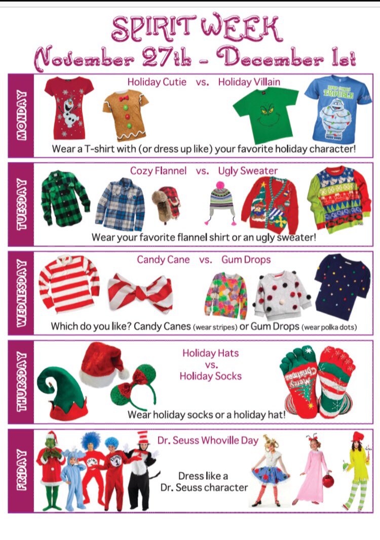 ghhscougars's tweet photo. 🎄SHOW YOUR SPIRIT🎄 https://t.co/iTOza1TypD