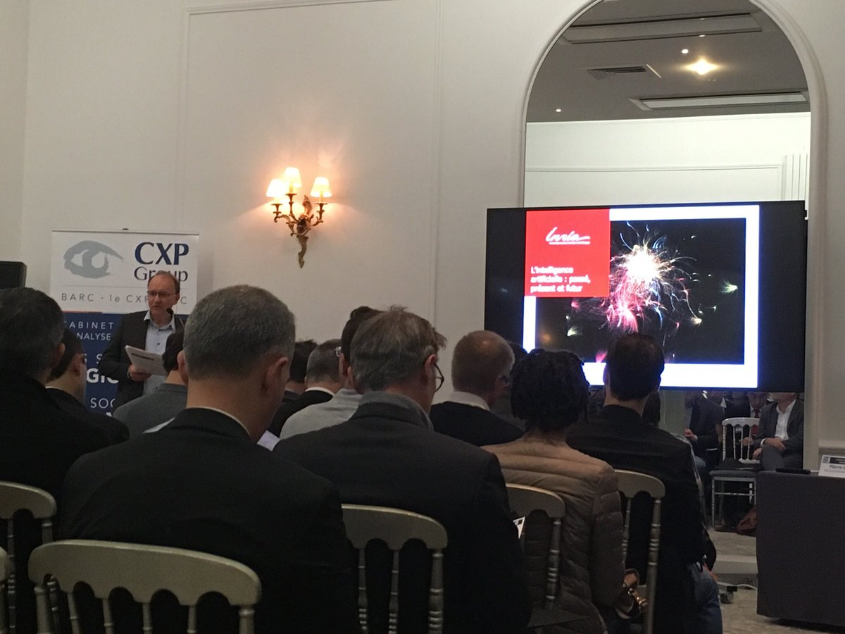 VFerreol's tweet photo. RT @tgirier: C’est parti pour « La Révolution Intelligence Artificielle : Réalisation et Perspectives » avec @G9Plus #IA #G9_IA https://t.co/xQMNwB7ion