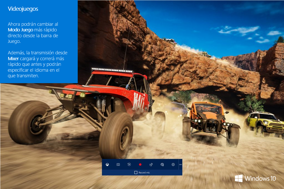 MSFTSourceLATAM's tweet photo. La experiencia de videojuegos en #windows10fallcreatorsupdate https://t.co/vgQ15de2Ce