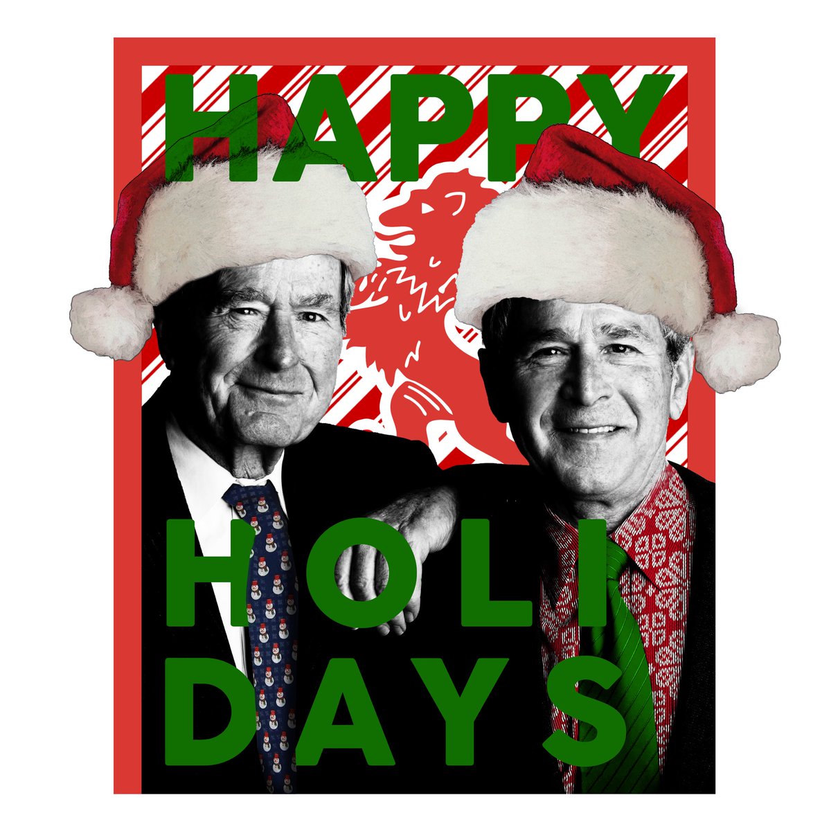 Happy holidays from the Gentlemen of Omega Mu and a couple of our favorite Dekes!