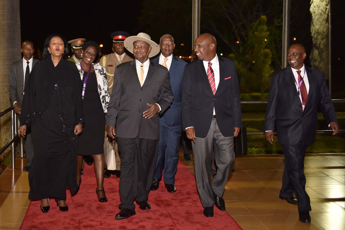 KagutaMuseveni's tweet photo. Arrived in Nairobi, Kenya to attend the swearing-in ceremony of His Excellency Uhuru Kenyatta slated for tomorrow. https://t.co/ojsL5RdaxH