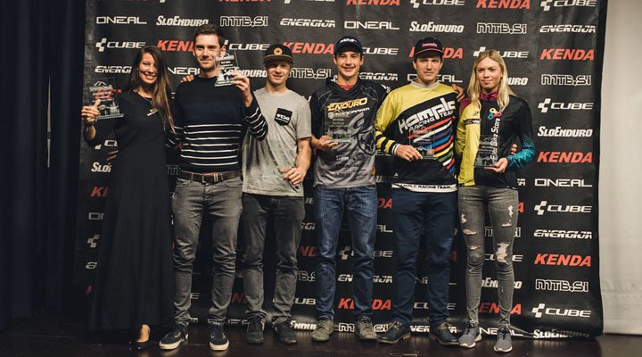 mtbsi's tweet photo. From Saturday's 2017 #SloEnduro "gala" in Ajdovščina. You may know the overall champions but who won best event, best team, rookie of the year, @KendaTire #SuperStage overall, #SuperRider... ? https://t.co/w1o6LJZtYX https://t.co/cH6XFk000S