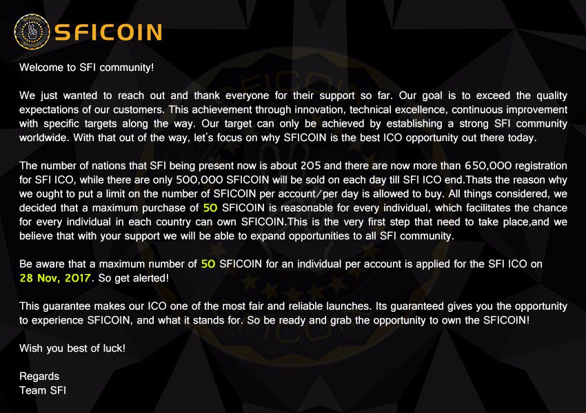 SFICOIN tweet media