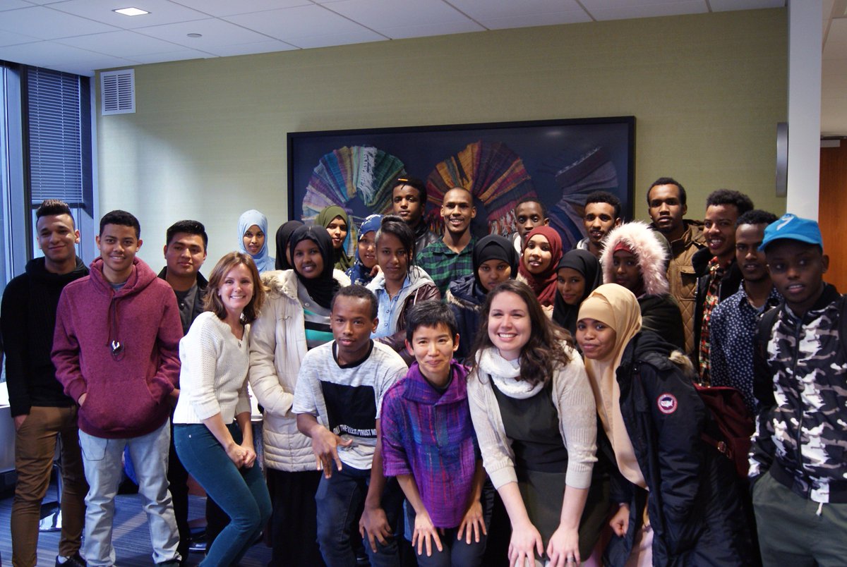 Thrilled to host art students from <a href="/MPS_Wellstone/">Wellstone International High School</a> International High School today! This class visited to celebrate work that they created for us as part of Minneapolis Public Schools' Co-Mission program: mplsfdn.org/2n7LGdD