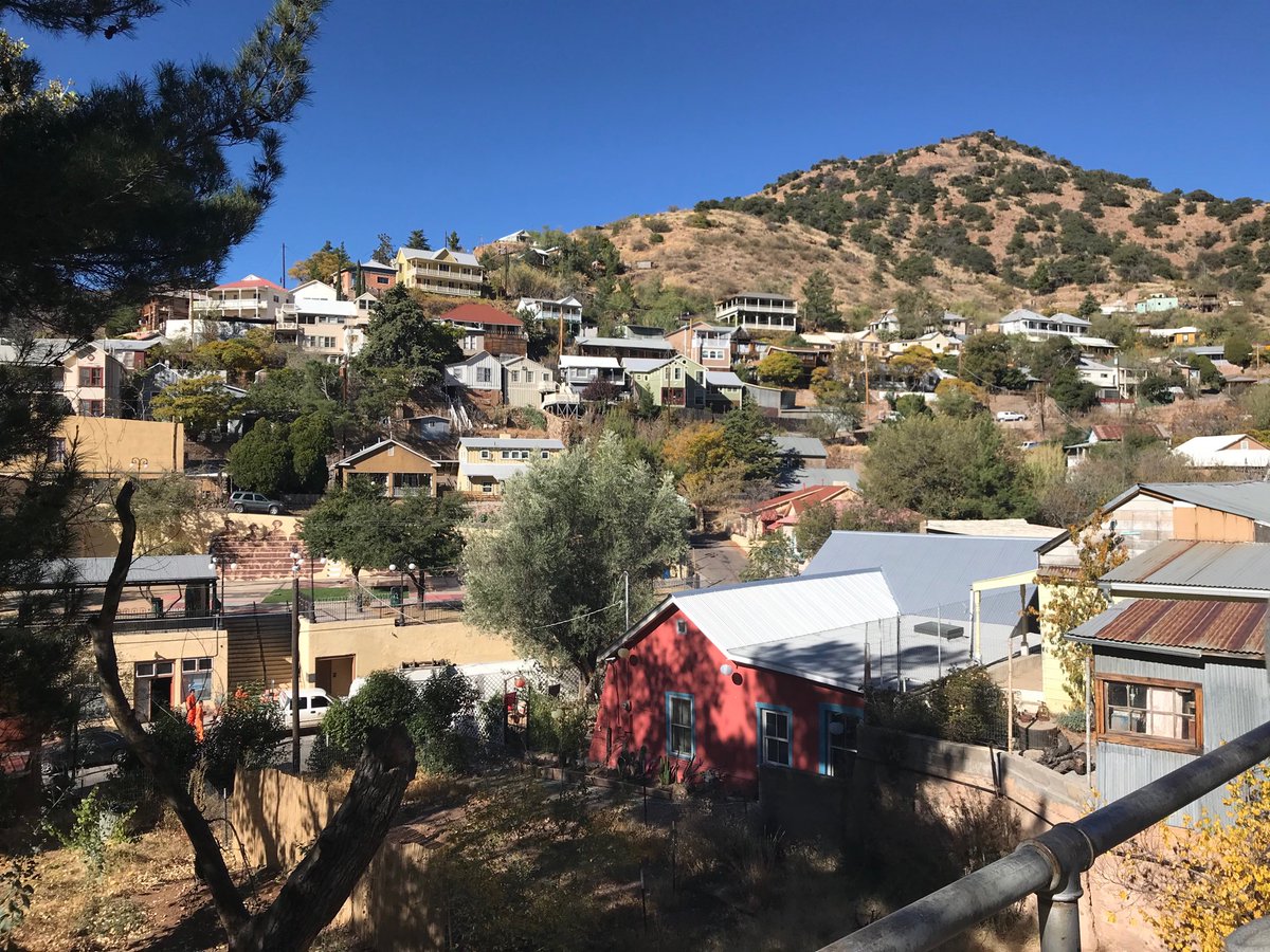 #Bisbee has a character of its own and <a href="/KiaGardner/">Kianna Gardner</a> and I are out touring the town to learn more about the dilapidated homes and whether they should stay or go. Story coming soon <a href="/cronkitenews/">Cronkite News</a> 🏚