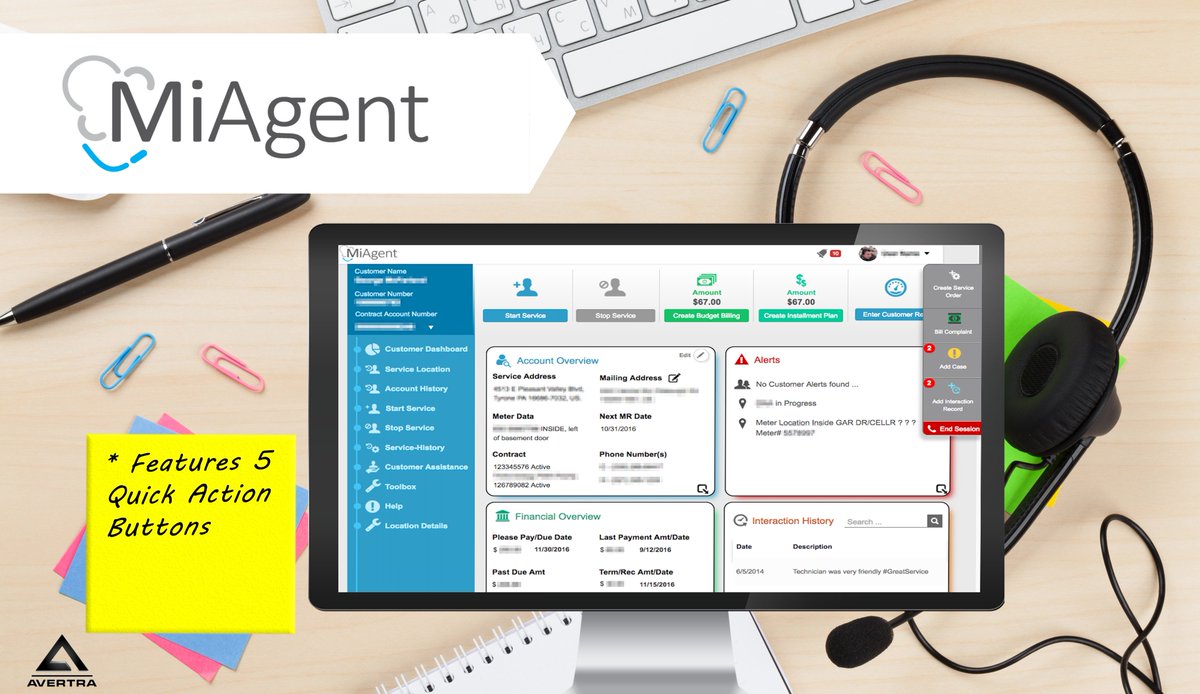 AvertraCorp's tweet photo. Give your employees the tools they need to thrive. Our cloud-based call center application, MiAgent, is jam-packed with features to help employees reduce call handle time and improve customer satisfaction #MiUtilityMonday #MiAgent https://t.co/8b7Ojsc8Ek
