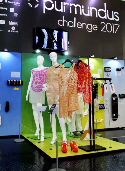 jawstudiony's tweet photo. More photos of APEX COAT fashion film at #FormNext in Germany, displayed with the finalists for the 2017 #Purmundus Challenge. Collaboration w/ @justinhattendo #FormNext2017 @formnext_expo More images: https://t.co/zFzYDUD4NO https://t.co/WY9FlH2AET