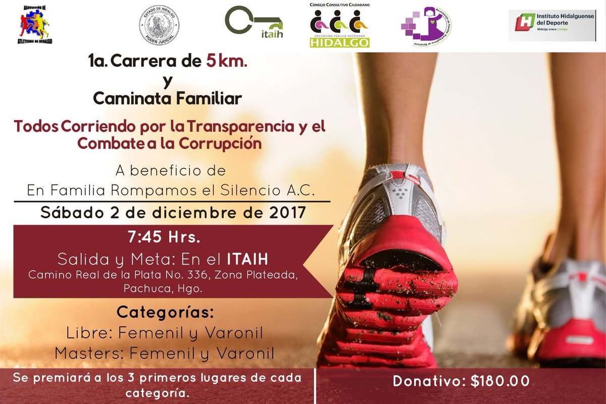Esteban_Angeles's tweet photo. #CCCEH @itaih_hidalgo y la A.C. En Familia Rompamos el Silencio, presentamos en conferencia de prensa la primera carrera 5k y caminata familiar vs la #Corrupción en beneficio de la A.C. En Familia Rompamos el Silencio https://t.co/LBlPRRcaJJ