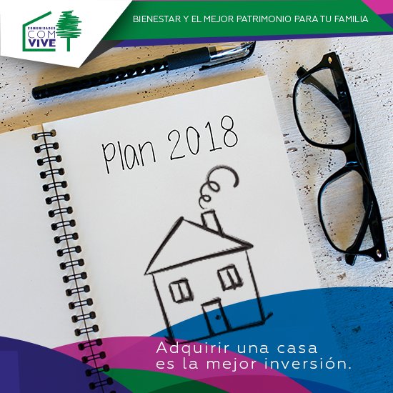 #TuCasaCOMVIVE 
¡Termina el 2017 con casa nueva! Contamos con desarrollos en Puebla, Morelos, Estado de México y CDMX. Conócelos: goo.gl/DY6uv3