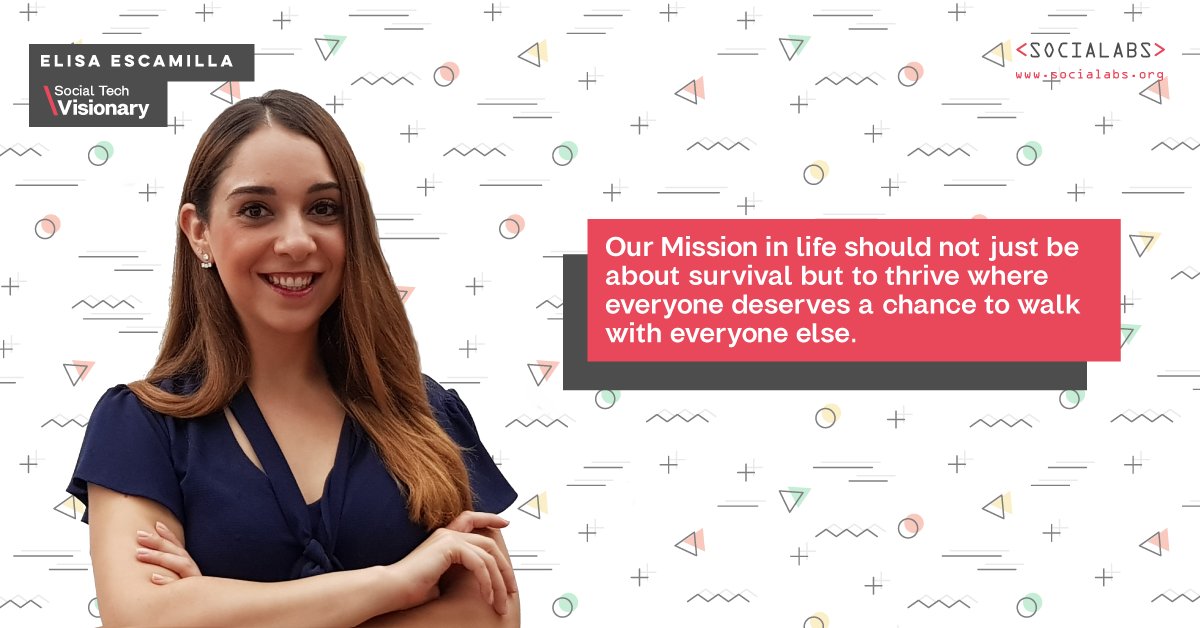 socialabs_org's tweet photo. Elisa Escamilla, an eminent personality from our advisory board who builds communities willing to collaborate on projects that have a social impact.
#advisory #view #future #impactinvesting #inspiration #startups #mexico #mexican #socialgood #socialabs @happyelisilla https://t.co/B5GGyLsAJI