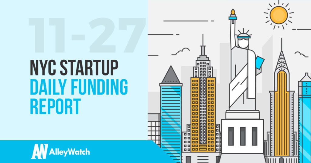 budejicky's tweet photo. The #AlleyWatch #NYC #Startup Daily #Funding Report: 11/27/17 | #VentureCanvas - https://t.co/Thgc3rFPE3 https://t.co/xuQVjRsTi4