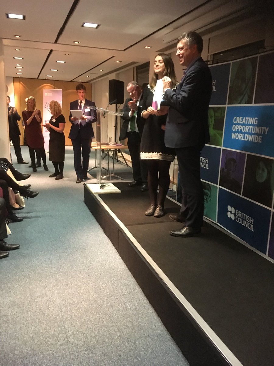 FatimaDuerden's tweet photo. The cycle of internationalism @FloAnderson @BritishCouncil @eTwinningUK #ISAAwards17 https://t.co/ddlmXlgcwD