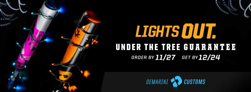 JustBats's tweet image. Last day to order your @DeMarini @DeMariniFP #CustomBat to guarantee by 12/24 🎄

Click to hit: bit.ly/2Az54X1