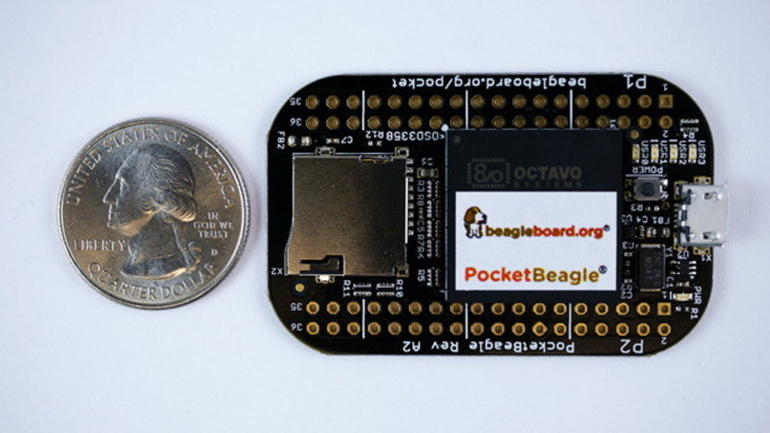 MakerIO's tweet image. Getting started with the PocketBeagle dky.bz/2jmkmmD 
#DigiKey #LinuxonARM @beagleboardorg