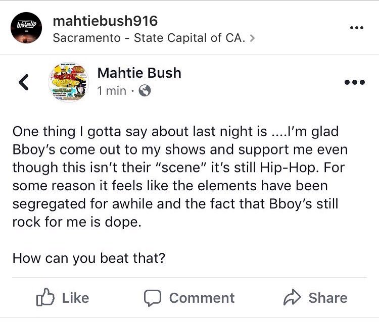 Mahtiebush916's tweet photo. Appreciate it #Bboyshit https://t.co/XodOnG9Q7u