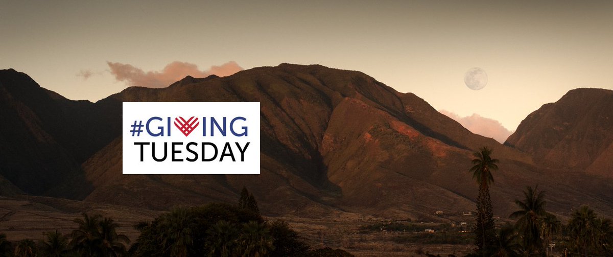 Tomorrow is #GivingTuesday! Show your commitment to Hawai‘i's #1 cultural heritage site this holiday season with a donation to keep the vision of Moku‘ula alive bit.ly/giveMoku