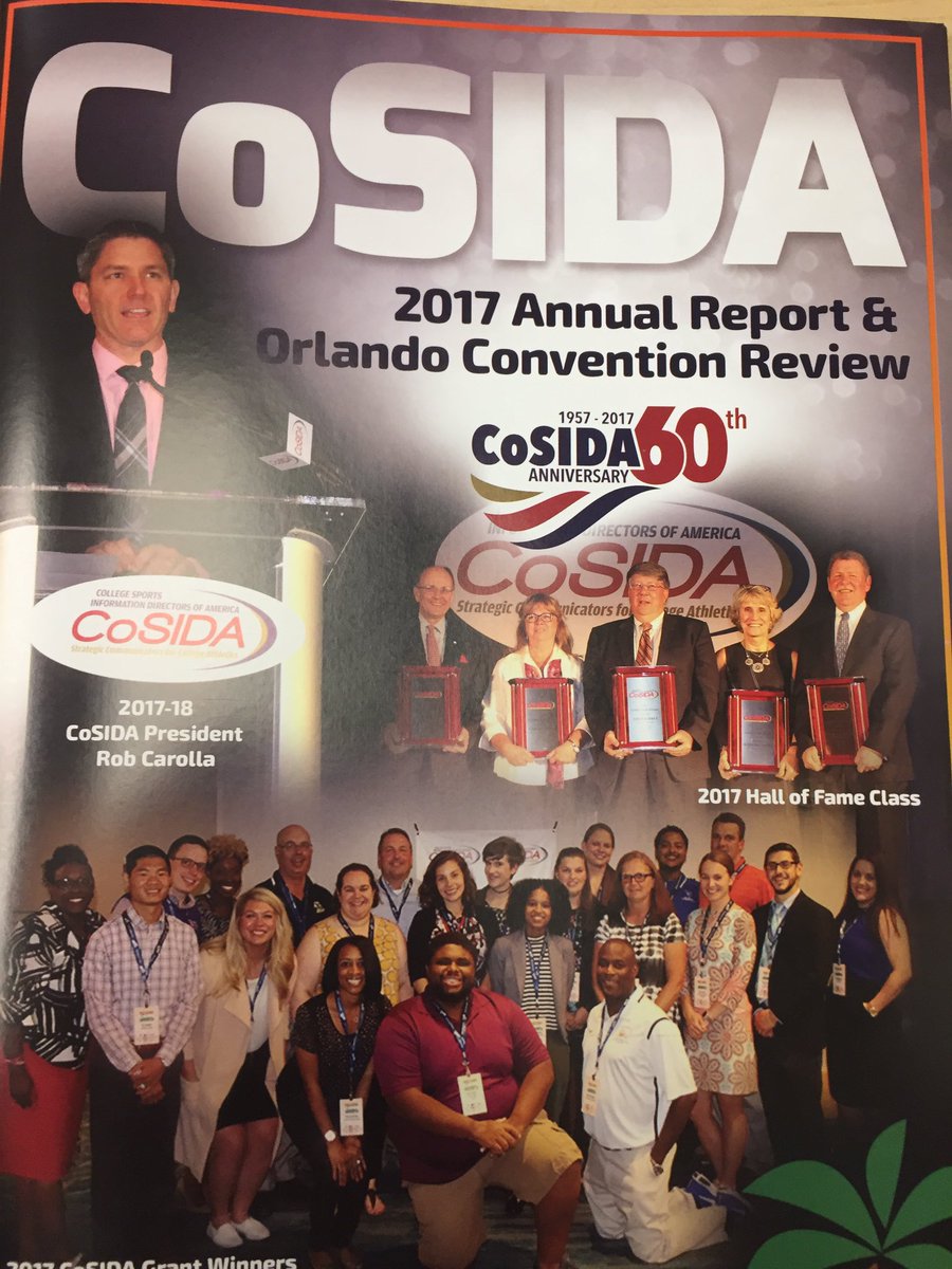 DannyBarnts's tweet photo. Honored to get my photo in the @CoSIDAnews magazine with my infamous scooter #CoSIDA17 https://t.co/M4nV392KYW