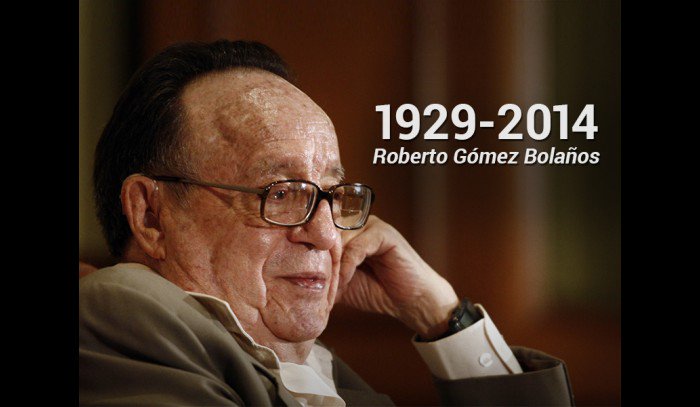 CarriLOPNA's tweet photo. #28NOV Muere Roberto Gómez Bolaños - Chespirito (2014) https://t.co/b8oKxw8KHc