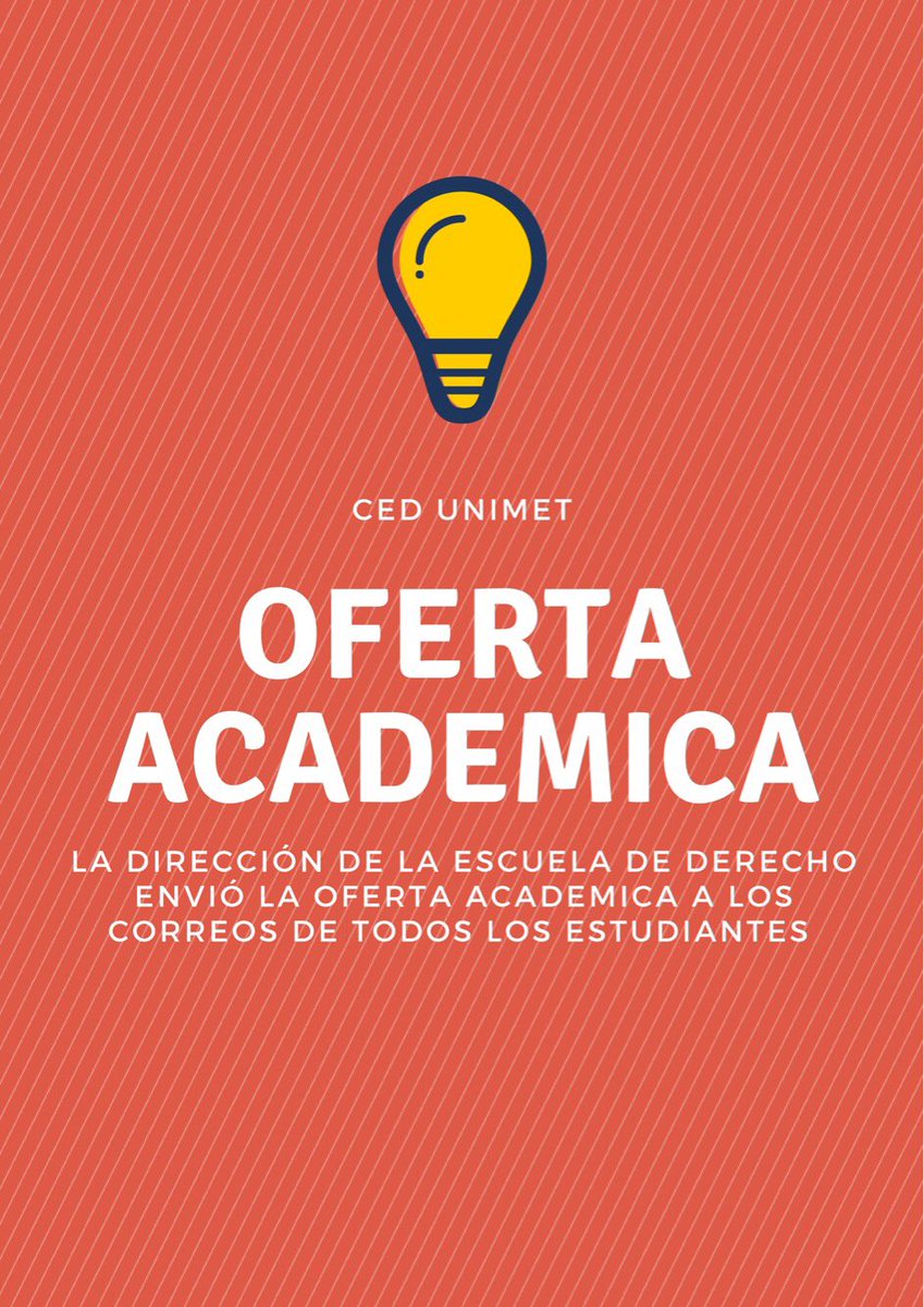 La Oferta Académica ya fue enviada. Cualquier duda o reclamo dirígete a nuestros Consejeros de Escuela.