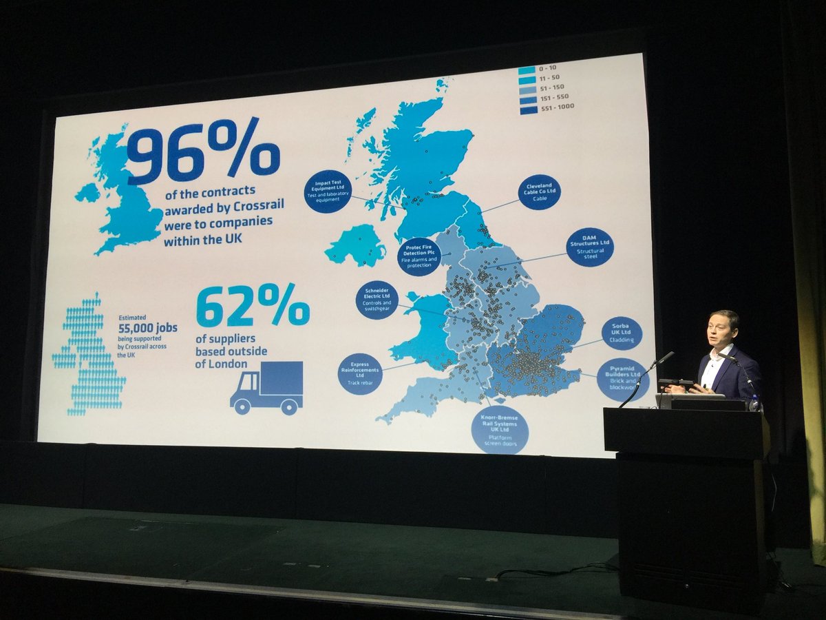 BIMCAEIcepick's tweet photo. Will Parkes of @Crossrail @TheB1M talking about project and use of BIM &amp; digital media medium content to convey project data &amp; design intent to inform all #Construction #Crossrail #Crossrail2 #Infrastructure #Design #Digital #Media #ConstructContent #BIM #Construction https://t.co/7n0DVVq2oG