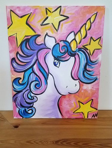 #Unicorn lover on your holiday shopping list? Bid on this custom #painting that will surely bring a little #magic to any room here: 
goo.gl/LQvqRF