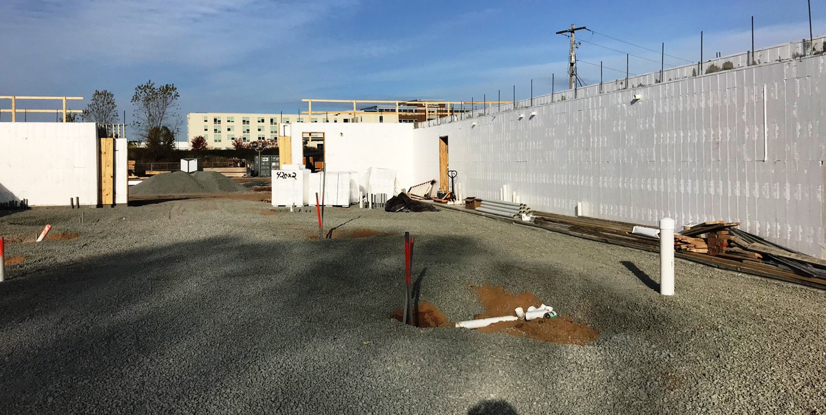 TFForming's tweet photo. Manseau Flats located in Green Bay, Wisconsin is continuing to move forward.  Energy Efficient and Disaster Resistance Apartment Building that should be ready for move-in Fall of 2018. #buildwithstrength #icf #tfsystem https://t.co/ATvZFjTtZH