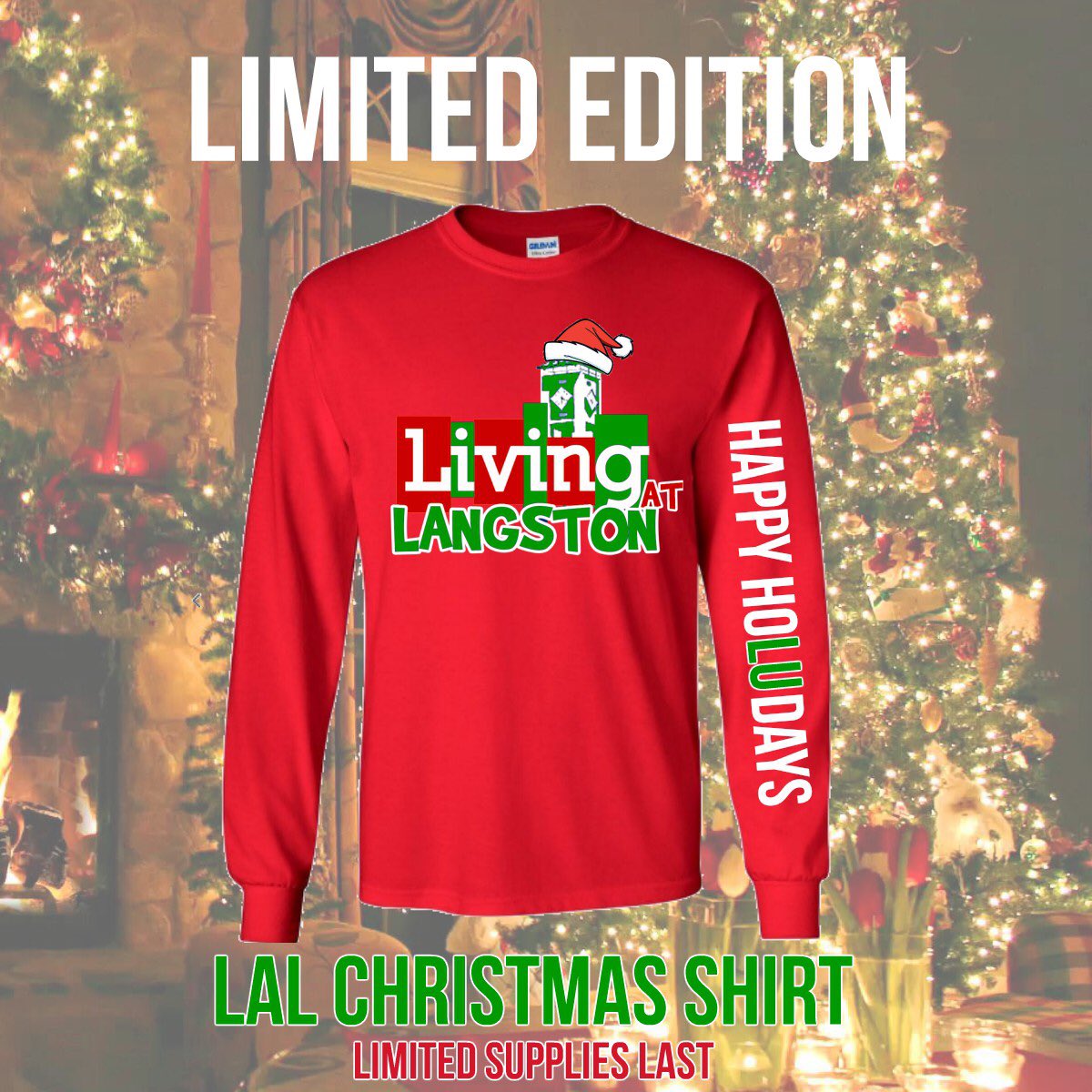 LivingAtLU's tweet photo. ♥️🌲🎅🏾🤶🏾🔥💌 'Tis the Season https://t.co/e6uYTz6NMY