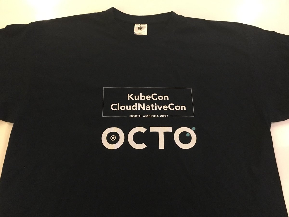 etiennecoutaud's tweet photo. Teeshirt ✅ Flight ✅ hotel ✅ 
Demo and talk about @PrometheusIO ✅ 
https://t.co/xGAneHyvbd  w/ @GuillaumeLfv @OCTOTechnology   #KubeCon #CloudNativeCon @CloudNativeFdn https://t.co/aIQV1CYmYR