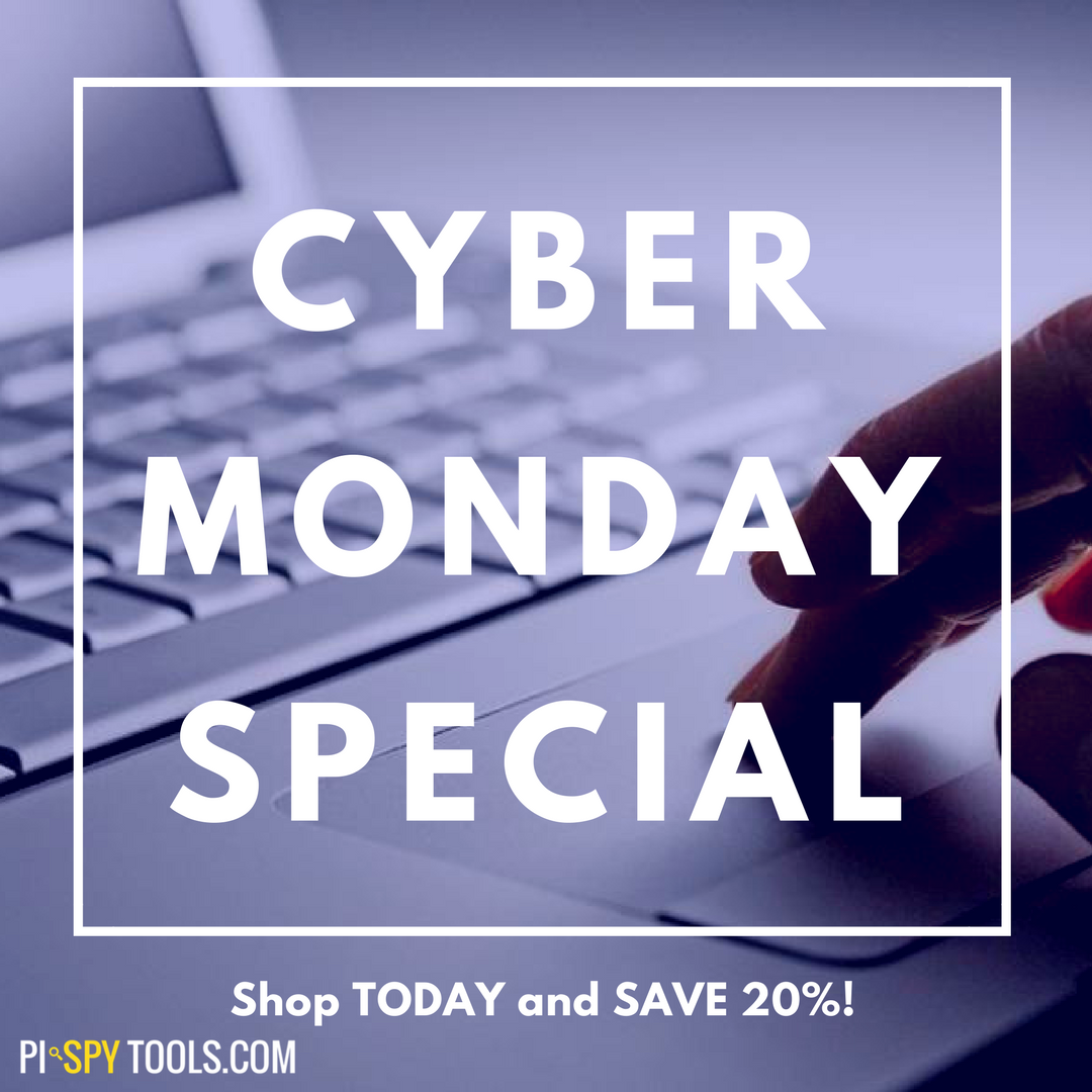 PISpyTools's tweet photo. Shop today and SAVE 20% on your entire order! [Coupon: CYBER20] SHOP NOW: https://t.co/3yLVxFffez 🔎 #BFCM #CyberMonday #CyberMonday2017 #Investigate #NeedAnswers #Lies #FindOutTheTruth #PI #PrivateInvestigator #PrivateEye #Investigator #Spy #SpyTool #HiddenCamera #GPS #Tracker https://t.co/7IYFLJZzFe