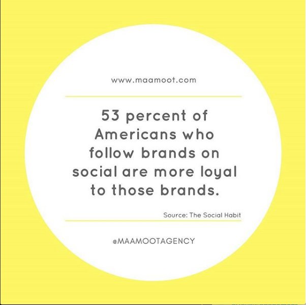 MaamootAgency's tweet photo. Which brands do you follow on social media? 
#branding #brandloyalty #socialmedia #digitalmarketing https://t.co/SFkMAqJ0Jd