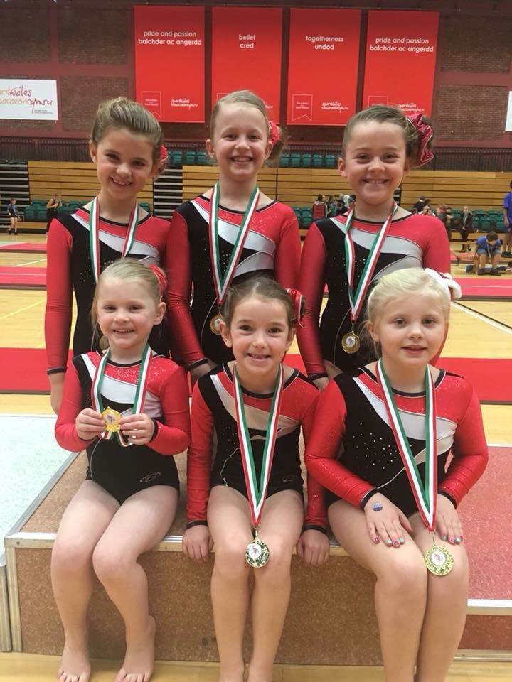 DyffrynTrannon's tweet photo. Pencampwyr Cymru / Welsh Champions🏅. Llongyfarchiadau enfawr - yn falch iawn!! Huge congratulations - very proud!! 👏🏻👏🏻#novice #gymnastics  🤸‍♀️🤸‍♀️🤸‍♀️ https://t.co/oStQT82Ozo