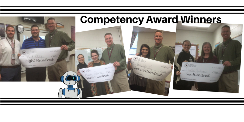 HudsonISD's tweet photo. HISD teachers win classroom funds from Technology Competency drawings
#buzzhisd #buzzpeavy #buzzbonner #buzzhhs #buzzhms https://t.co/ekhyQRWXoo