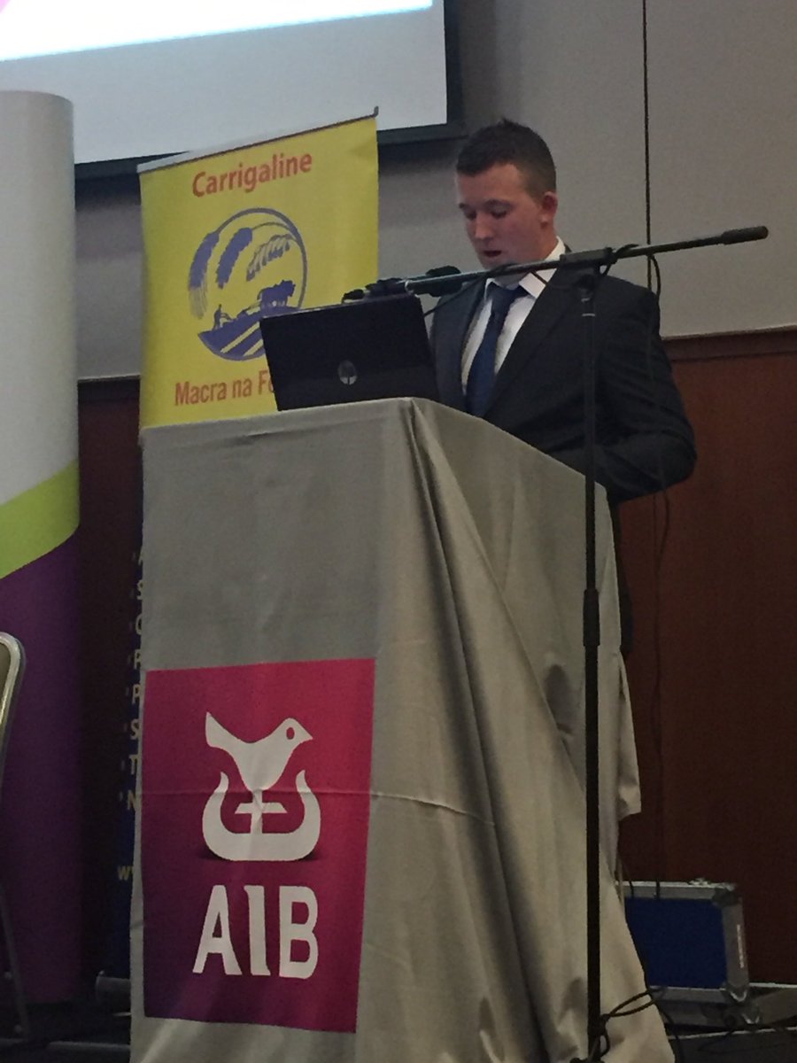 James Browne <a href="/ClineMacra/">Carrigaline Macra</a> welcomes all to #CarrigalineAgTalk #backedbyAIB