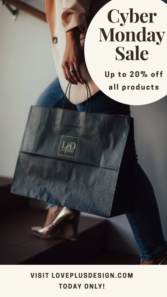 loveplusdesign's tweet photo. #CyberMonday sale! Today only! #shoplocal #holidayshopping https://t.co/3ubbw8uAFb