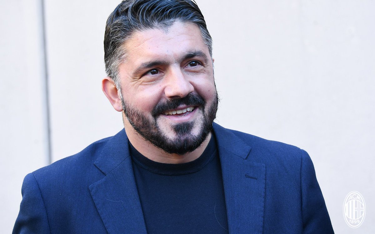 MilanPosts's tweet image. #Gattuso visits San Vittore prison