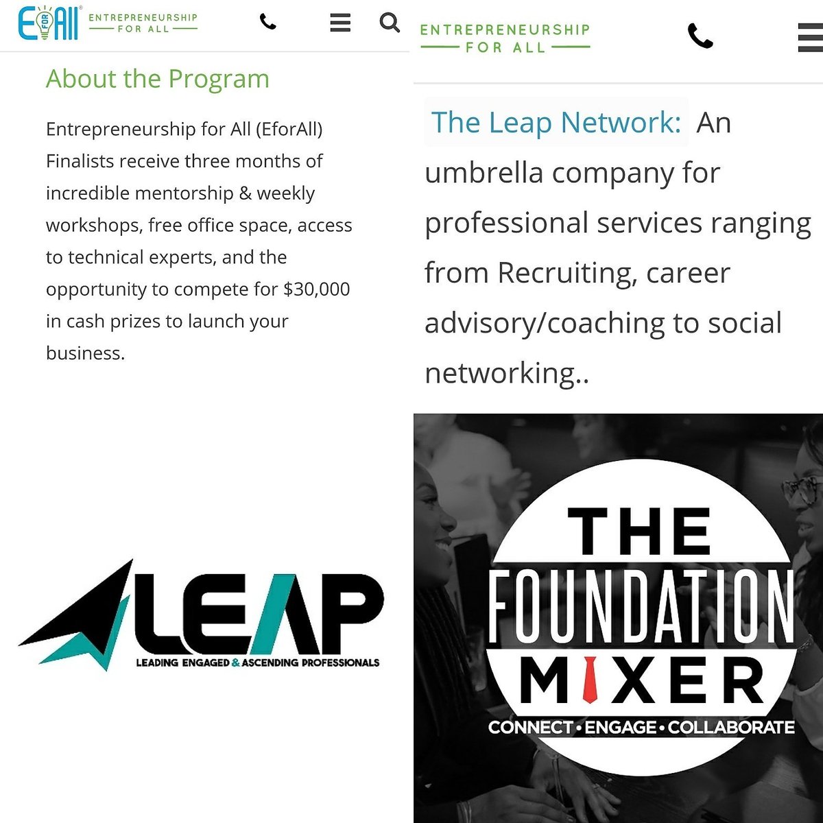 FoundationMixer's tweet photo. Selected as a Finalist for the @EforAll_LL Winter 2018 Accelerator! πππβ¨
#eforall #lowell #lowellma #likelowell #massachusetts #merrimackvalley #leapnetwork #thefoundationmixer #foundationmixer https://t.co/9ldo9zIHjq