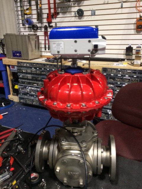 easytork's tweet photo. Modulating package - Easytork actuator on a 3-way valve https://t.co/oZVvAH9S3I