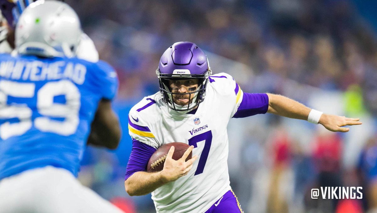 .@casekeenum7 continues to impress while leading the improved #Vikings offense.   📰: mnvkn.gs/pSsA0n https://t.co/6TfA7Q8f0D
