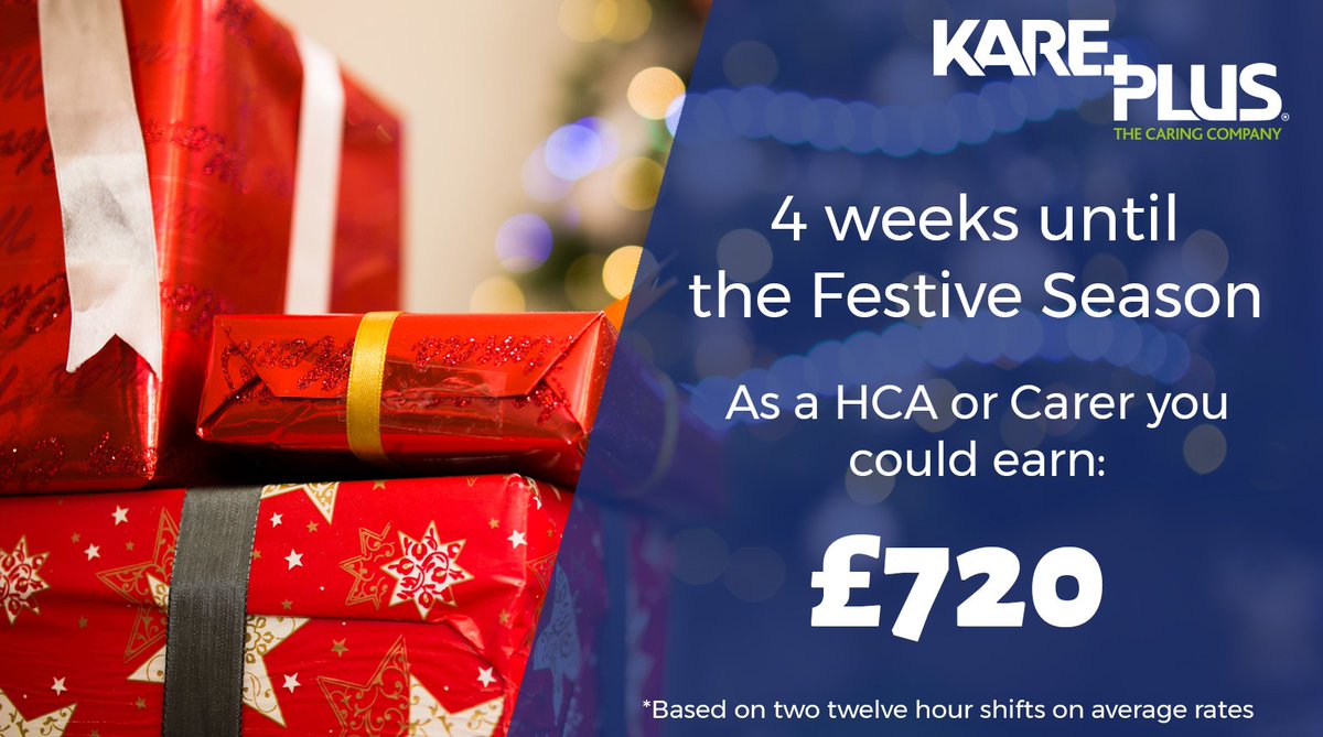 kingston_kp's tweet photo. Are you a Carer or HCA looking to earn extra income before the festive season?
Click the link to find out more https://t.co/Jl7kjFuT8F https://t.co/9fYXxSeUGg