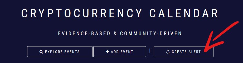 cryptocurrency calendar events
