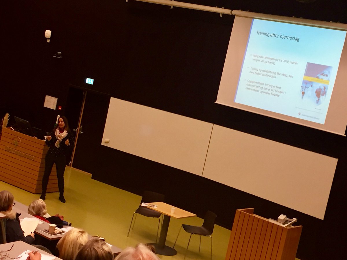 tommyskar's tweet photo. Inspirerende foredrag om trening og hjerneslag av @marieursin på åpent møte på Diakonhjemmet sykehus. - Trening og fysisk aktivitet er bra både før og etter slag #hjerneslag #hjernehelse #trening #mosjon #fysiskaktivitet #slagrammede #slagrammet #lhl #lhlhjerneslag #slagleder https://t.co/WwhywfNHnK