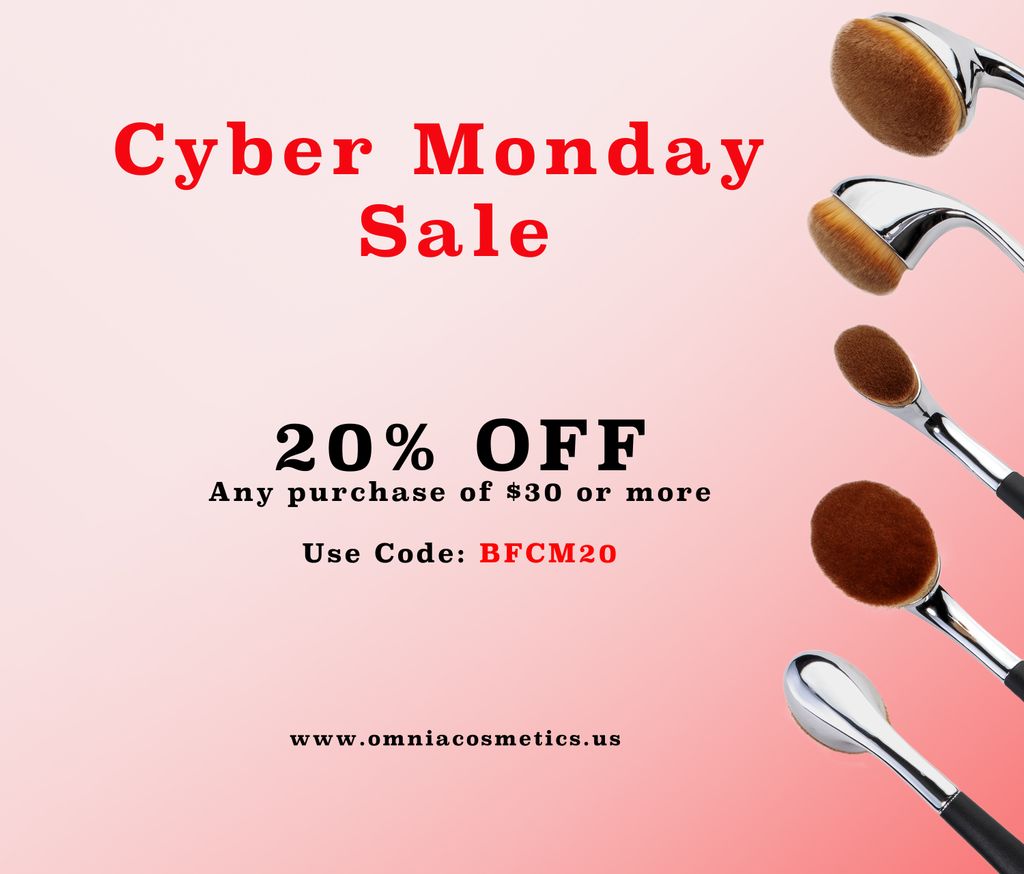 OmniaCosmetics's tweet photo. #CyberMonday is here!! Take 20% off your purchase, use code BFCM20! Last day to save!!  #sale #givingthanks https://t.co/gul1e49Qpk