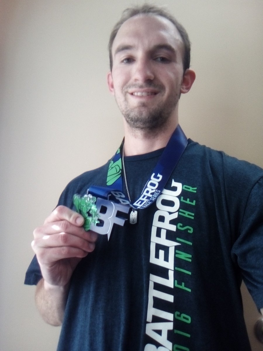 TrioFitnessOCR's tweet photo. MEDAL MONDAY! Sadly the only #battlefrog Trio OCR athlete @joelsphayes was able to run before they shut down! Joel placed 1st in his age group and 10th overall.
For the training that got Joel to that level, go to https://t.co/I7SsYetY0i
#medalmonday #medal #ocr #obstaclerace https://t.co/NzVit46Ip5