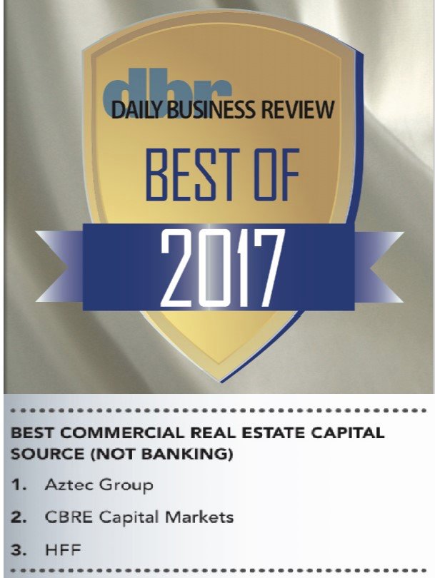 Aztec_CRE's tweet image. Honored for @Aztec_CRE to be named Best CRE Capital Source  by the @dbreview and to be listed among the paper’s "Hall of Fame". Thanks to all who voted!