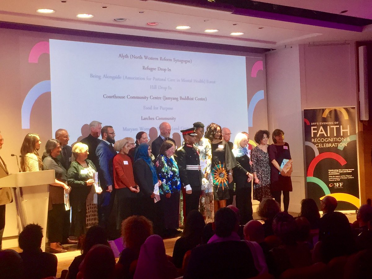 faithbelieforum's tweet image. Thank you for taking care of London! Award winners for projects improving health and wellbeing #celebrateFaith