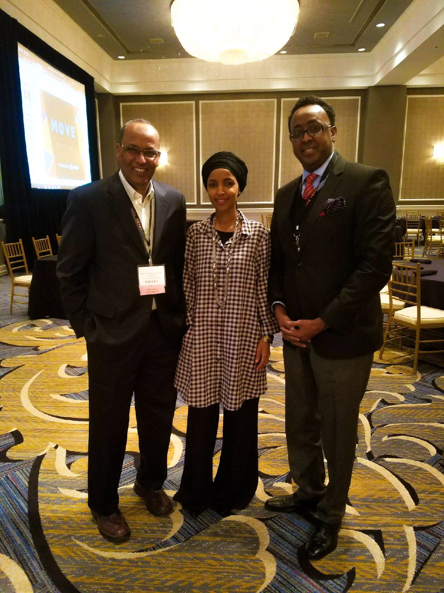 SomaliFamilySvc's tweet photo. Recap: Our CEO Ahmed with @IlhanMN and @SomAction at the #MOVE2017 conference in Dearborn. Great discussion with a focus on community progress https://t.co/TjFtPZEF7A